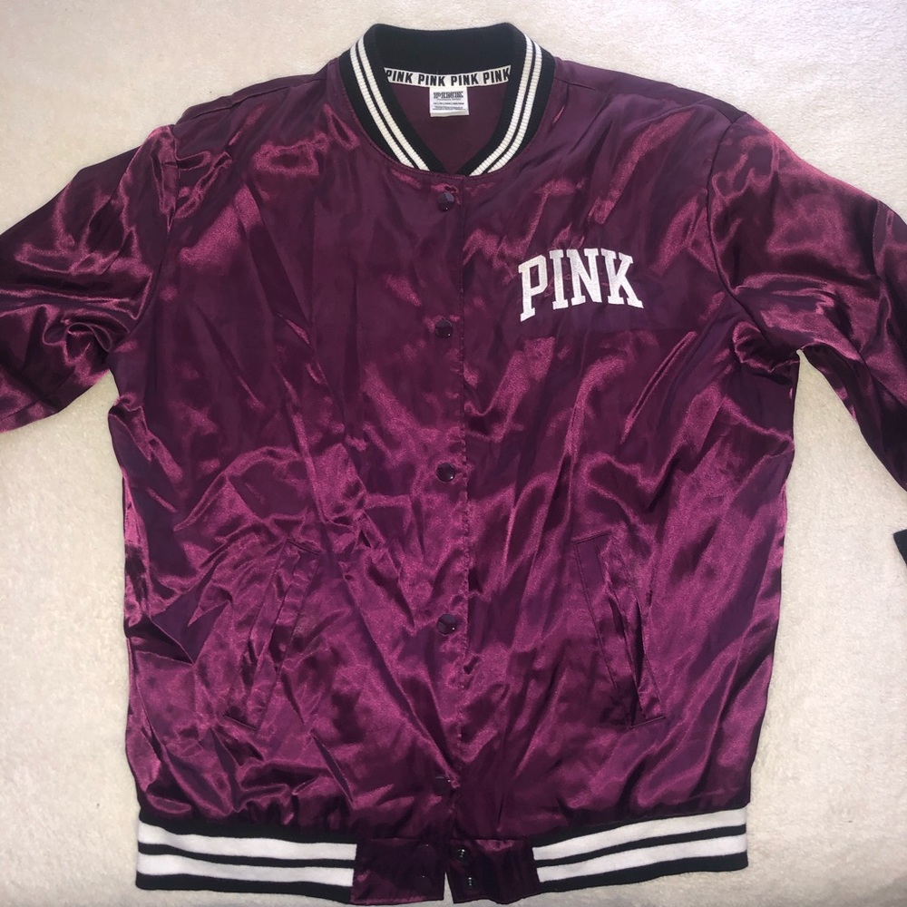 PINK purple Bomber Jacket